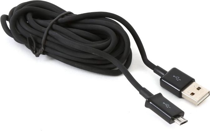 Кабел USB Platinet USB-A - microUSB 3 м, црна боја