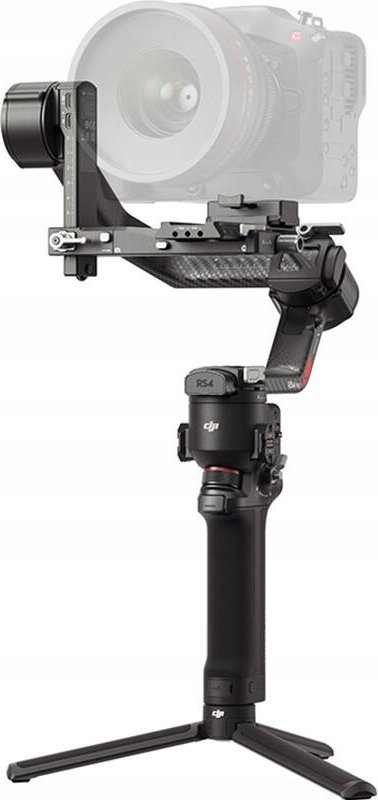 Stabilizues gimbal DJI RS 4 Pro Combo, 3 aksësh, kapacitet 4.5kg, i zi