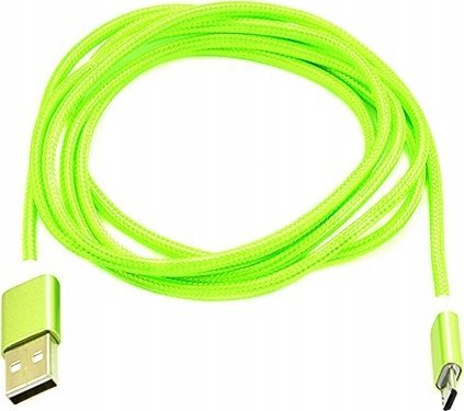 Kabllo USB NoName Economy, Micro USB, 1.5m, najloni lejla