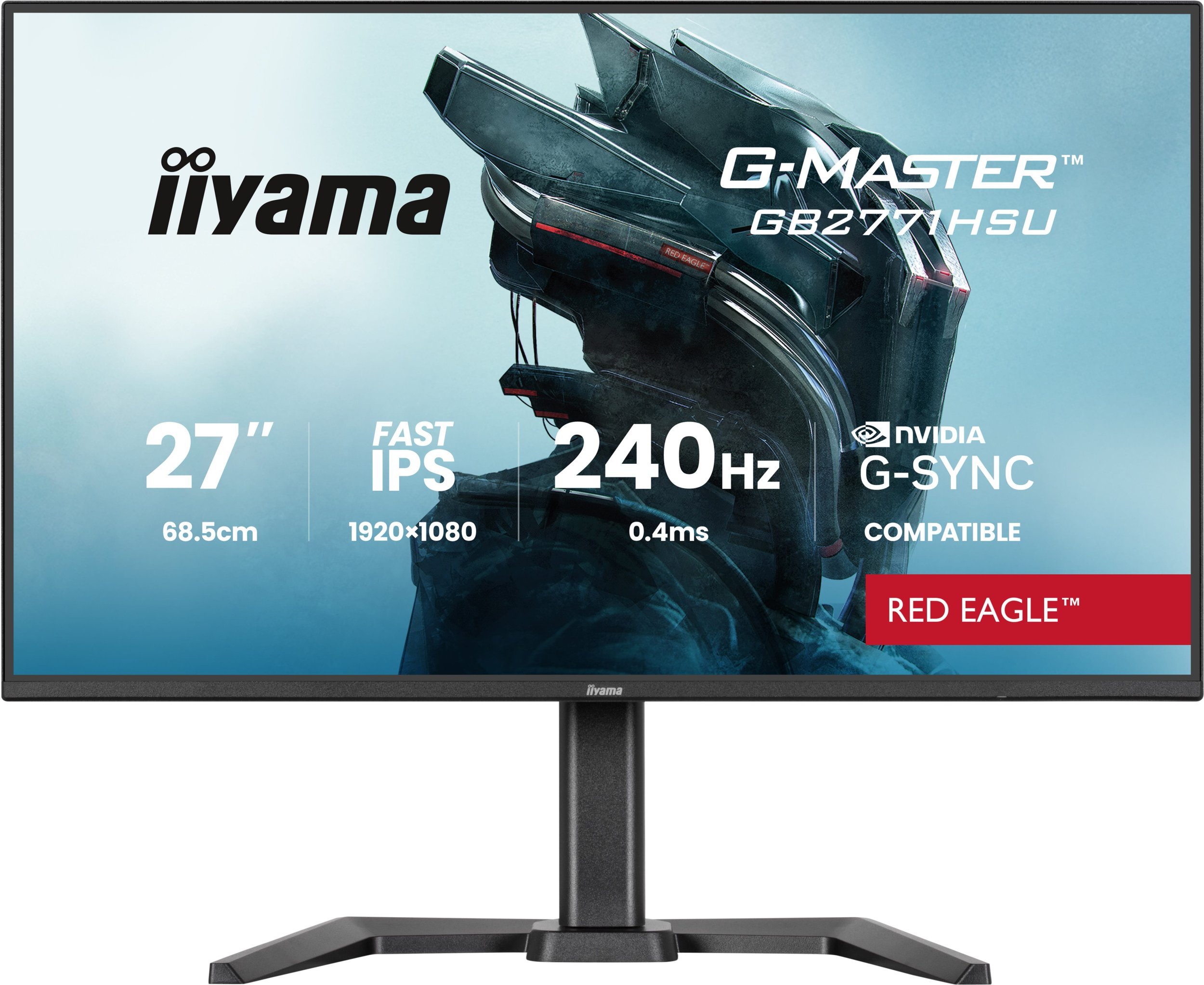 Monitor gaming Iiyama G-Master GB2771HSU-B1, 27", 240Hz, i zi