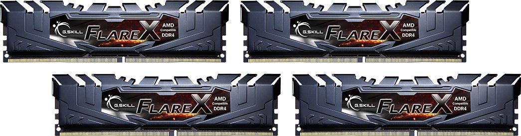 Memorie G.Skill Flare X, DDR4, 64 GB, 3200 MHz, CL16, F4-3200C16Q-64GFX