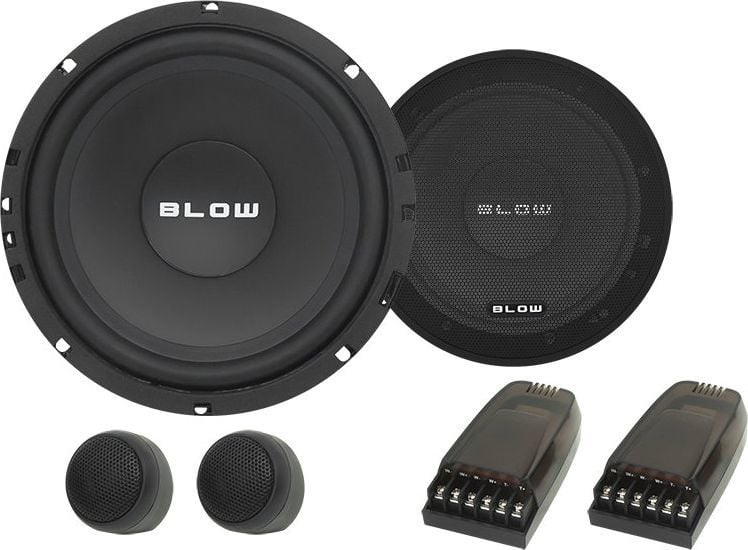 Altoparlantë komponentë për veturë BLOW 30-846, 6.5", 150W, 4 Ohm, të zinj