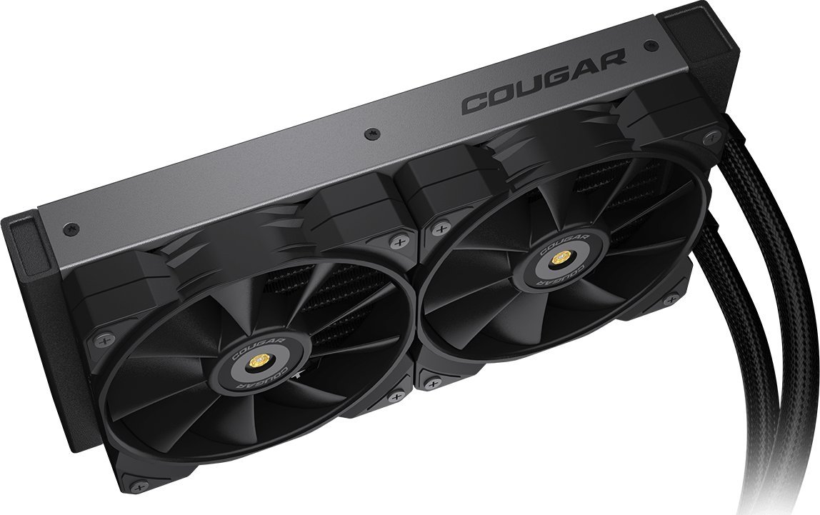 Sistem ftohës uji Cougar Poseidon GT 240, radiator 240 mm, ARGB, i zi