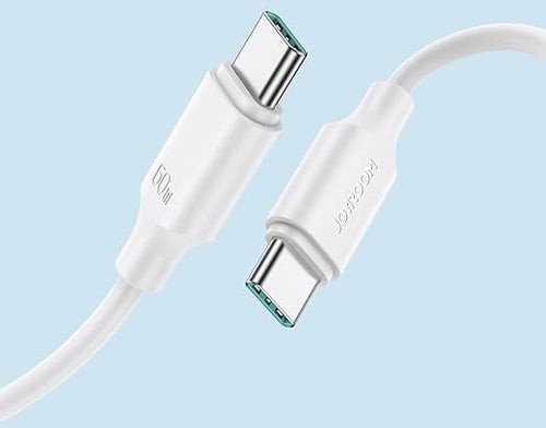 Kabëll karikues Joyroom S-A14 Multi-Color, USB C në USB C, 60W, 1.2m, i bardhë