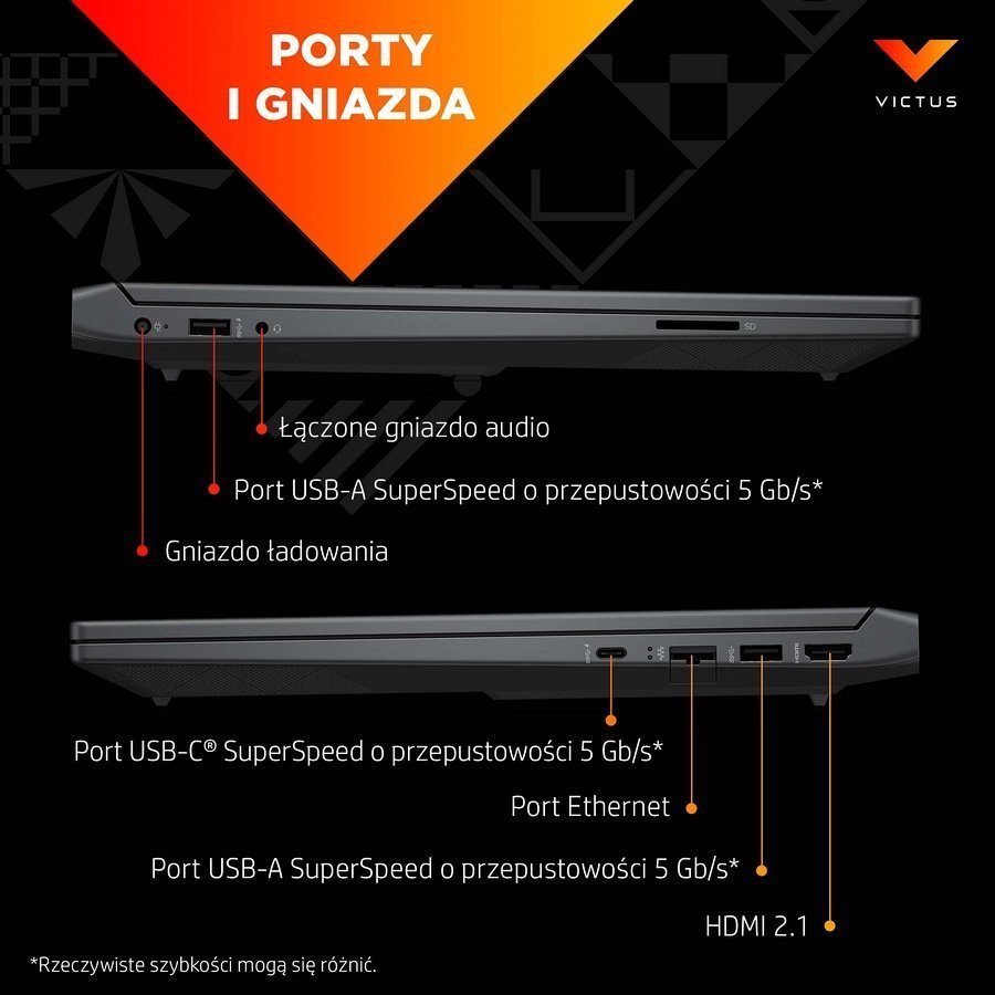 Laptop HP Victus Gaming 15, 15", Intel Core i5-12450H, 16GB RAM, 512GB SSD, Nvidia RTX 3050