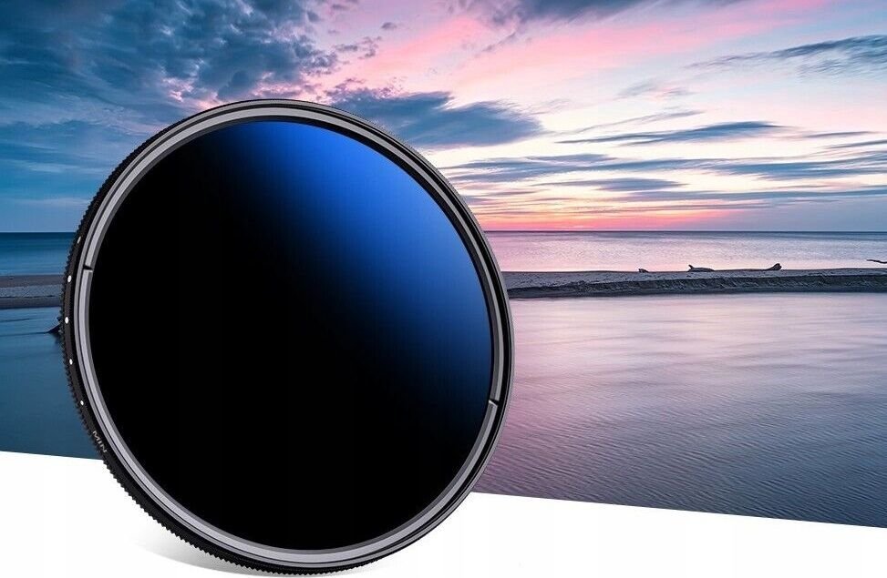 Filter ND i rregullueshëm K&amp;F Concept ND2 ND2000, 67mm, xham optik MC Nano, i zi