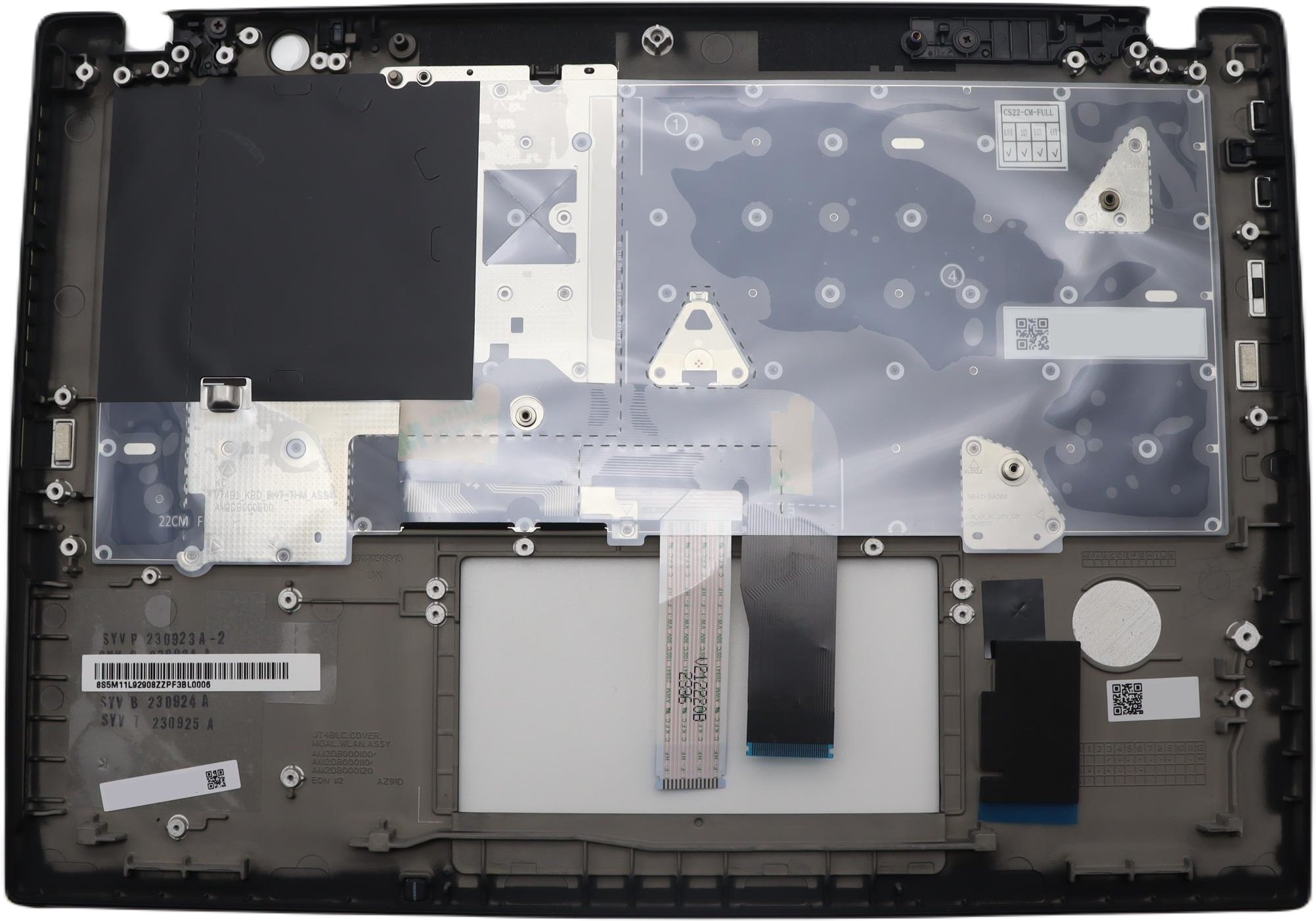 Mbulesë me tastierë Lenovo 5M11Q45946, pjesë këmbimi laptopi, origjinale, e zezë