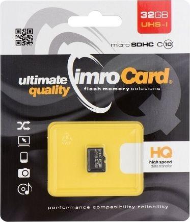 Kartë memorike Imro MicroSDHC, 32GB, Class 10 UHS I/U1