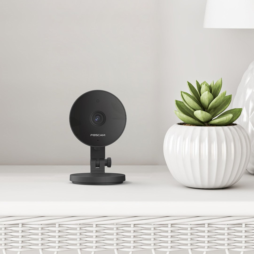 Kamerë sigurie Foscam C2M, 2 MP, 1920 x 1080, me mikrofon të integruar, me detektim të lëvizjes, e bardhë