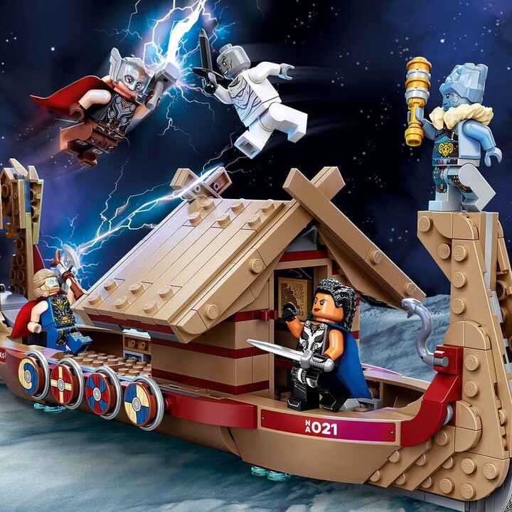 Set LEGO® Marvel Super Heroes 76208 Goat Sled Boat, 564 pjesë