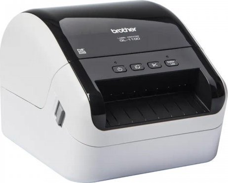 Printer etiketash Brother QL-1100, 4" 101.6mm, USB, i bardhë