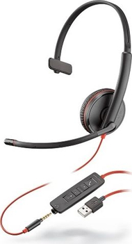 Kufje Poly Blackwire C3215, të zeza