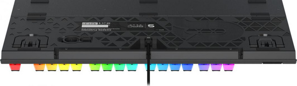 Tastierë SPC Gear GK650K Omnis Kailh Brown RGB Pudding Edition (SPG119), e zezë