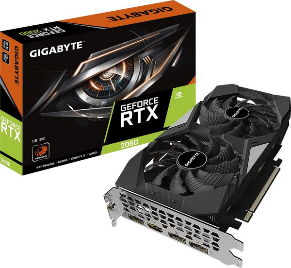 Kartelë grafike Gigabyte GeForce RTX 2060 (GV-N2060D6-12GD), 12GB, GDDR6