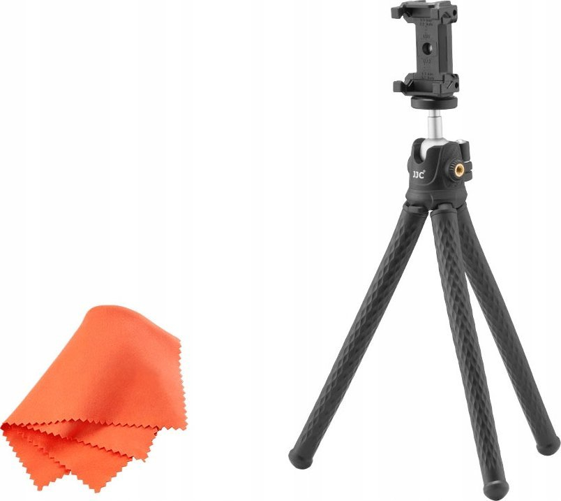 Tripod dhe selfie stick JJC TP FT1, i palosshëm, i zi