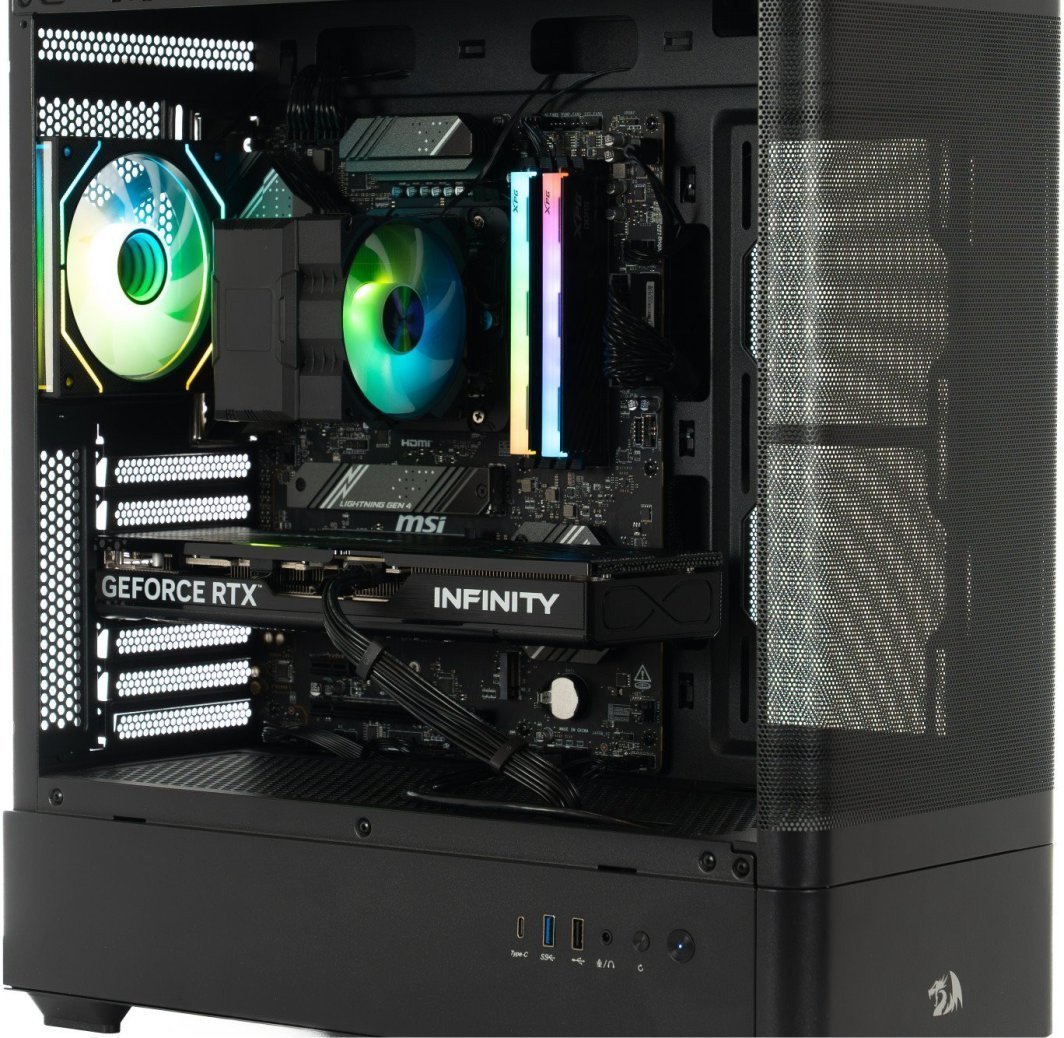 Kompjuter gaming Game X G100, Ryzen 5 5600G, 32GB RAM, 512GB SSD, i zi