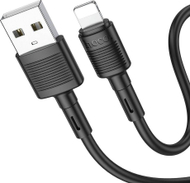 Kabllo Hoco X83 USB A në Lightning, 1m, 2.4A, e zezë