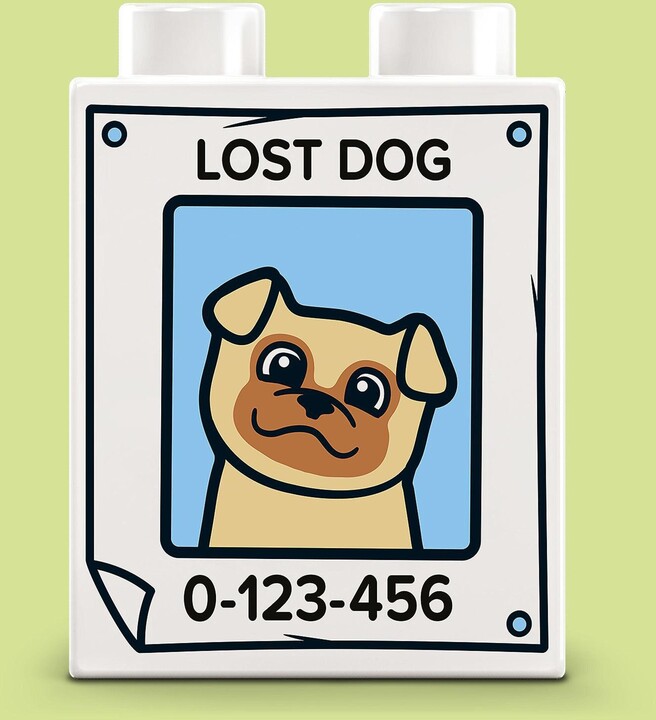 Set LEGO® DUPLO® 10967 Police Motorbike, 5 pjesë