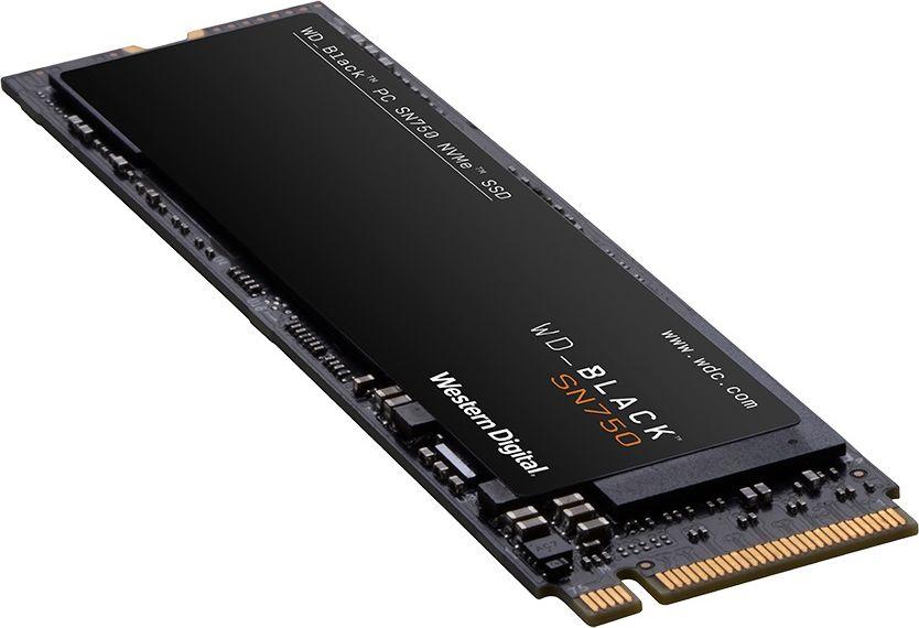 SSD диск WD Black SN750, 2TB, M.2 2280 PCI-E x4 Gen3 NVMe