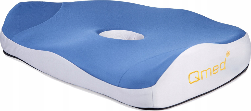 Jastëk ortopedik për ulje Orthopedic Contoured Seat Cushion, shkumë memorie, antirrëshqitës, gri