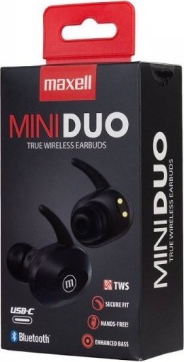 Kufje wireless Maxell Mini Duo, Bluetooth 5.0, me kuti karikimi, të bardha