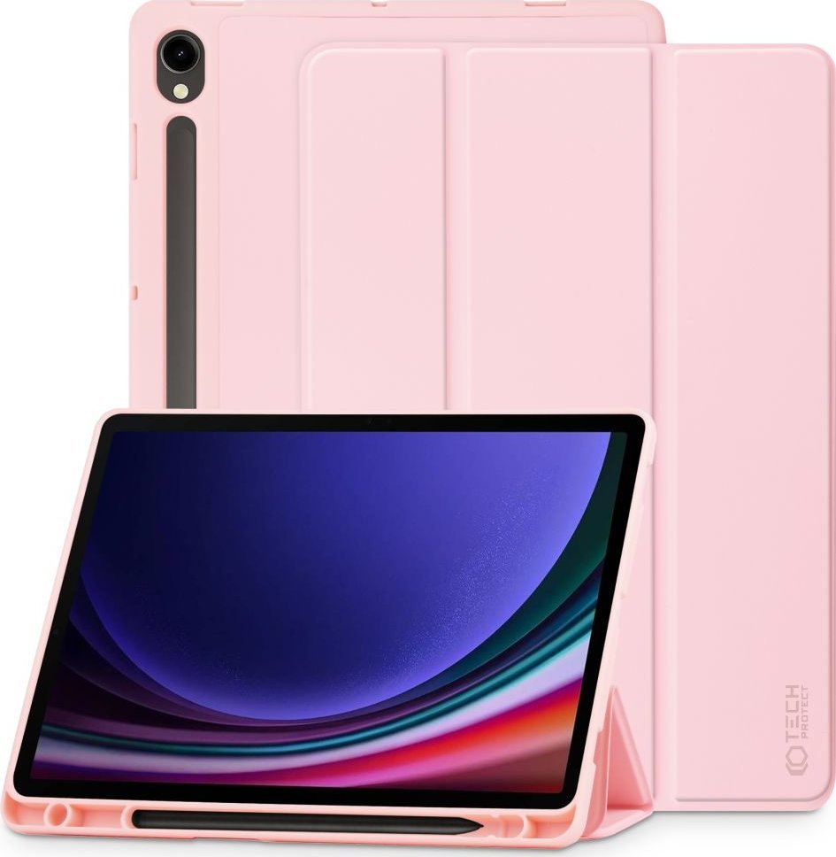 Mbulesë tablet Tech-Protect SC Pen, për Galaxy Tab S9 FE 10.9 X510 X516B, rozë