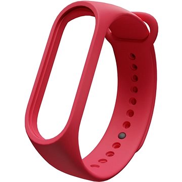Rrip Eternico Essential për Xiaomi Mi Band 3 4, TPU, mbyllje me pin, e kuqe