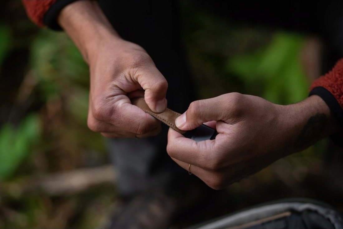 Rrip dore për kamerë Peak Design Cuff, universal, Midnight, i kaltër i errët