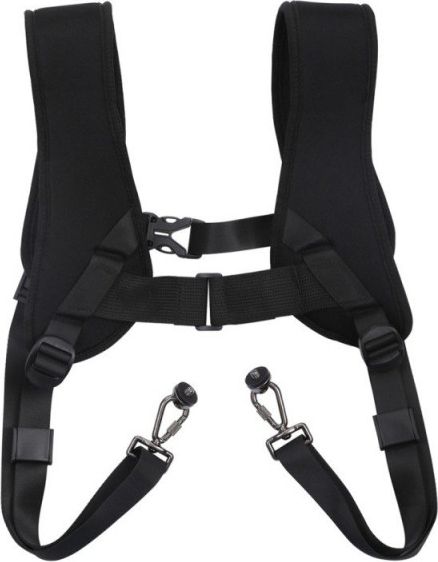 Parzmore fotografike Puluz PU6002, për 2 kamera, najlon, e zezë