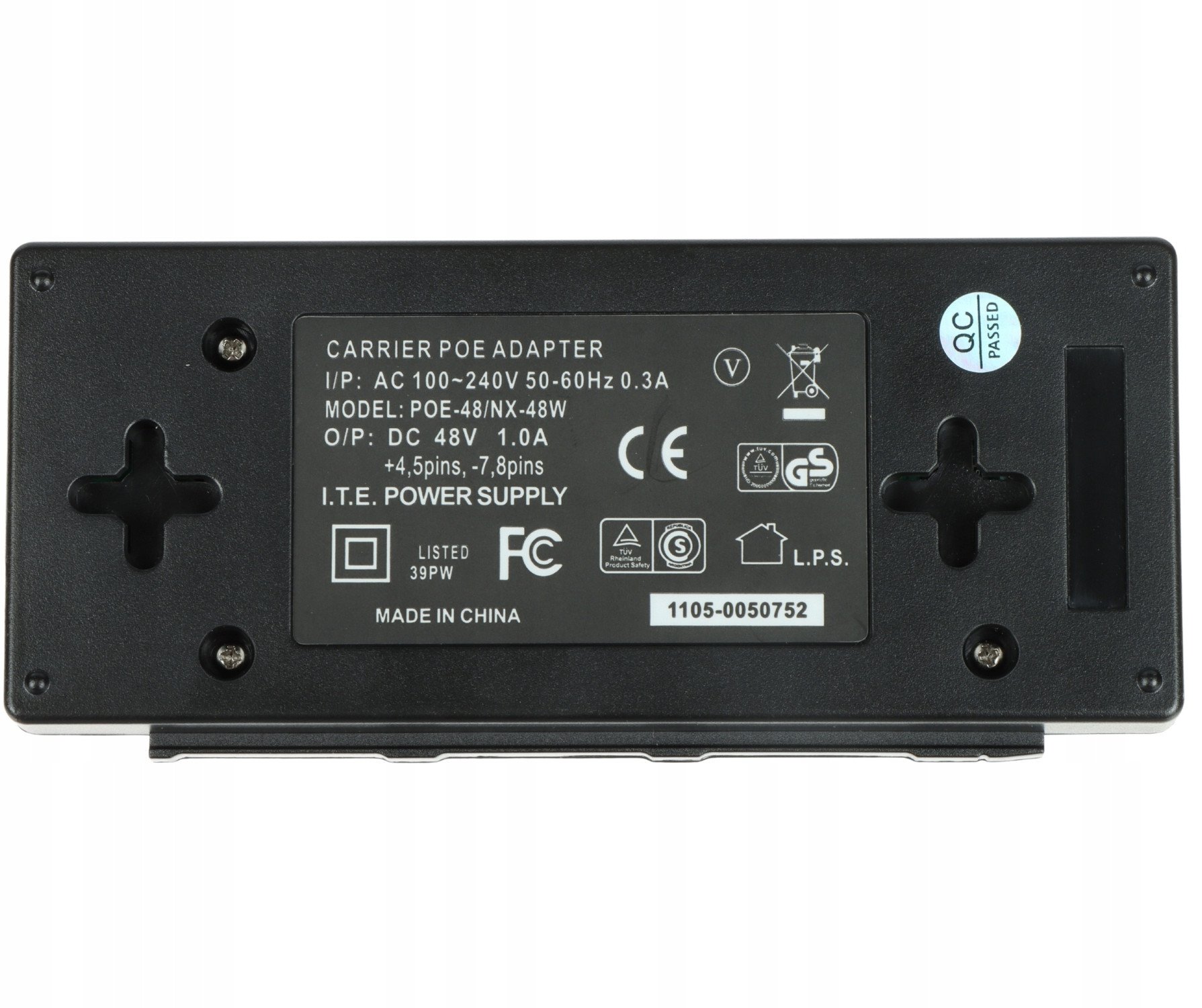 Напојување POE Delta POE-48 NX, 48W, 48V, црно