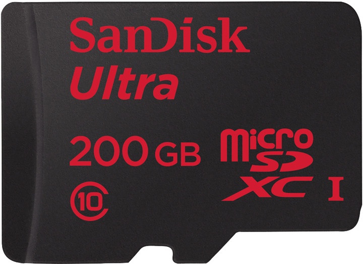Kartë memorie SanDisk Micro SDXC Ultra Android 200GB Klasa 10 + adapter SD 