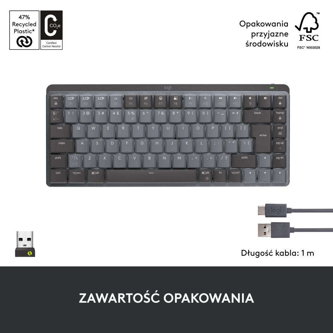 Тастатура Logitech MX Mechanical Mini