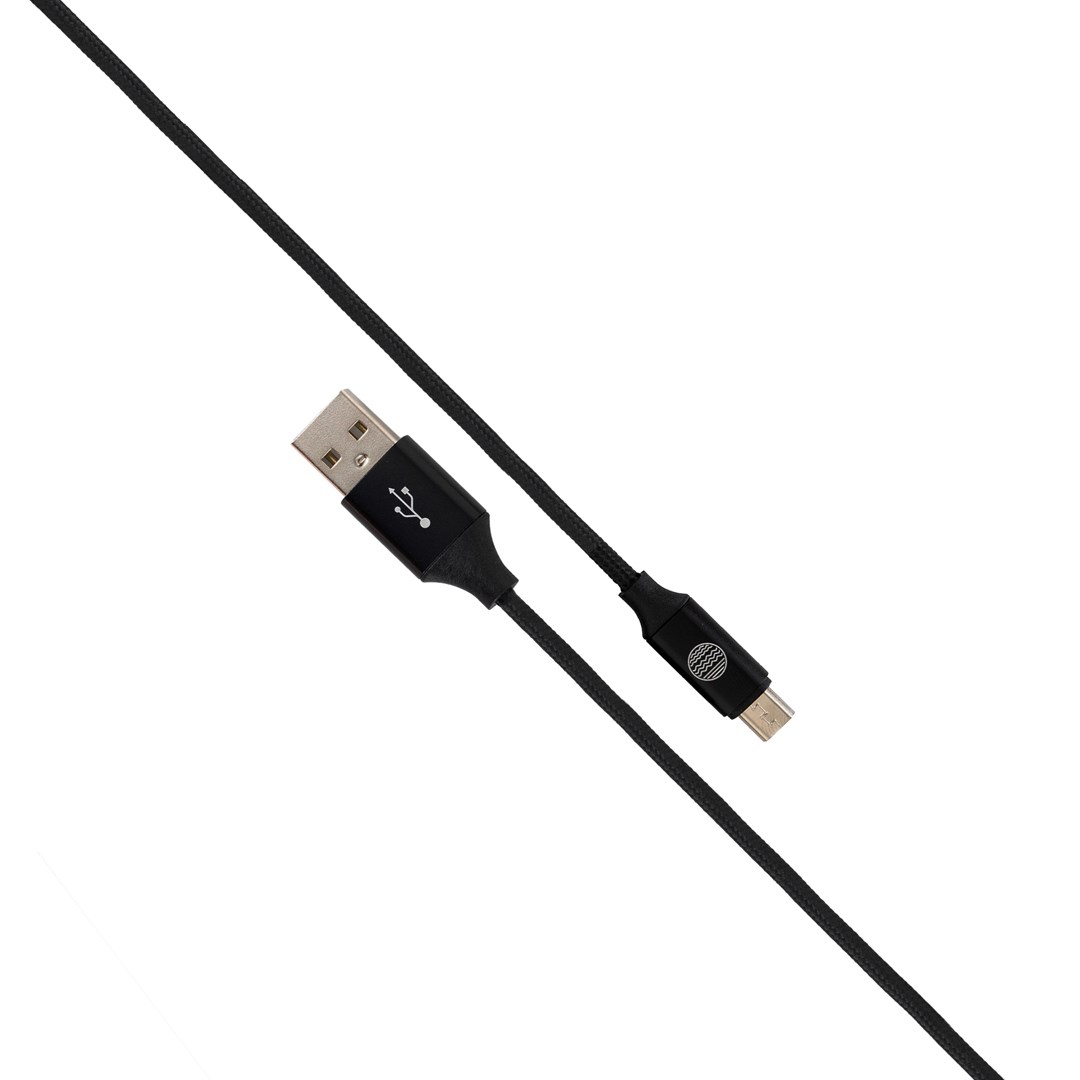 Kabllo Micro USB Pure Planet, 1.2m, e zezë
