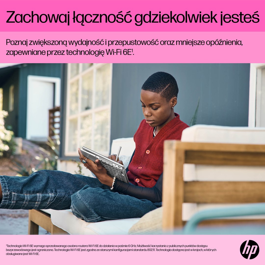 Лаптоп HP Pavilion x360, 14", Intel i5-1235U, 16 GB RAM, 512 GB SSD, црн