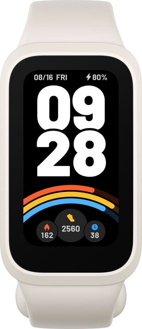 Byzylyk inteligjent Xiaomi Smart Band 9 Active, ekran AMOLED, rezistent ndaj ujit, i bardhë