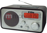Radio tavoline Eltra KORMORAN USB, me USB, ekrani LCD, argjendtë