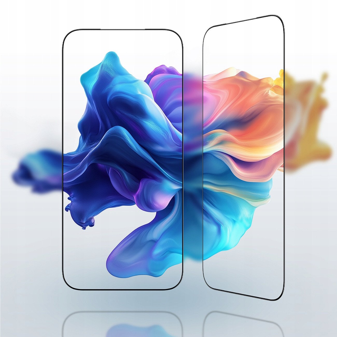 Folie mbrojtëse AmazingThing Radix për iPhone 17 Air, xham i plotë i temperuar, set me 2 copë, transparencë e lartë