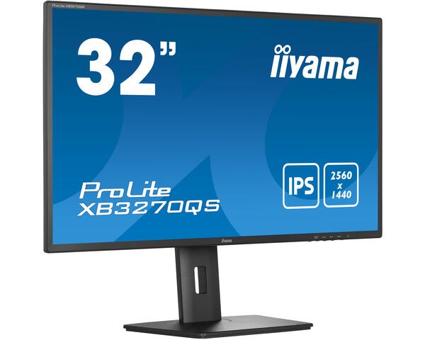 Монитор iiyama ProLite XB3270QS-B5, 31.5", 2560 x 1440, Wide Quad HD, 60 Hz
