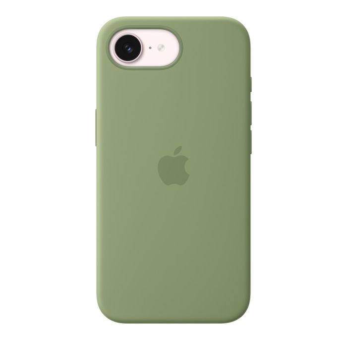 Apple iPhone 17e Silicone Case with MagSafe, Light Moss