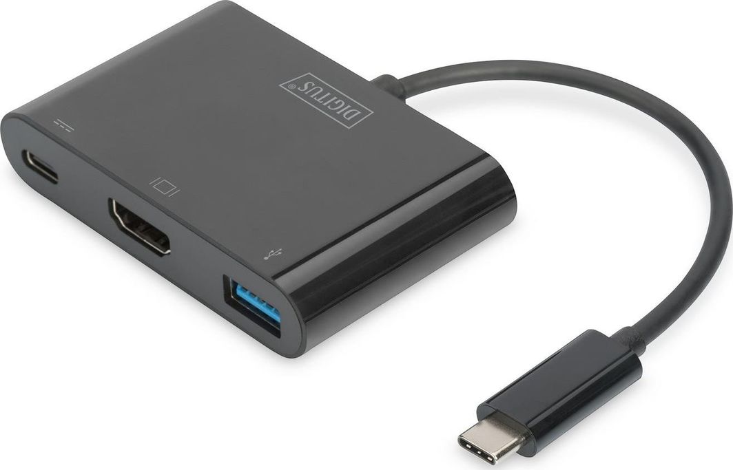 Përshtatës Digitus USB, i zi