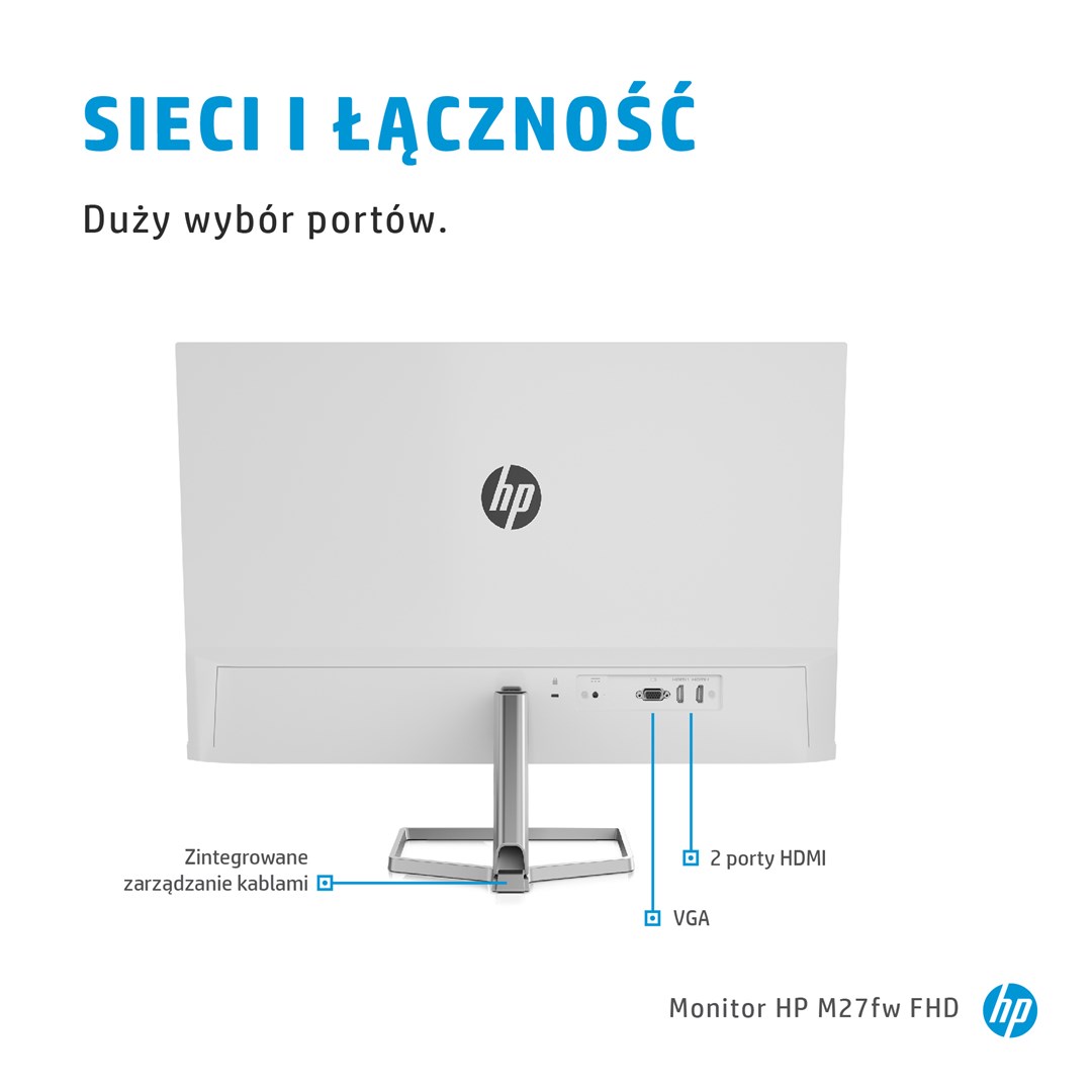 Monitor HP M27fw (2H1A4E9), 27", 1920 x 1080, 75 Hz