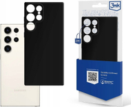 Mbulesë telefoni 3MK Matt Case për Samsung Galaxy S24 Ultra, 1.2mm, përfundim mat, e zezë