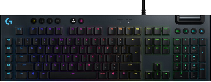 Tastierë Logitech G815 Lightsync, GL Tactile, US