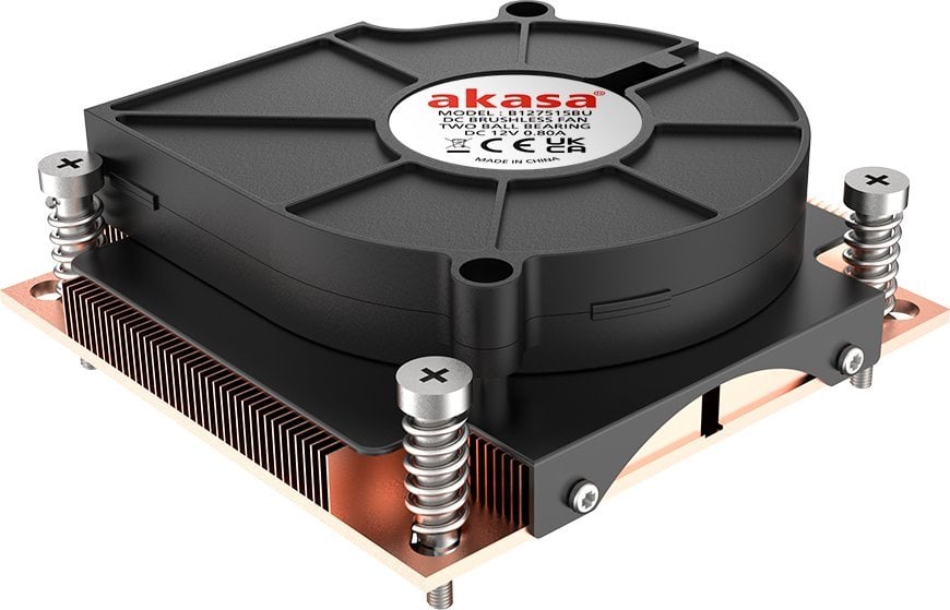 Ftohës procesori Akasa AK-CC7401BP01, 75mm, me kushinetë double ball bearing, i zi