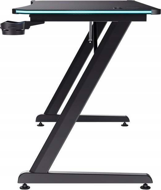 Tavolinë gaming Trust GXT709 Luminous, RGB, strukturë çeliku, shumengjyrëshe