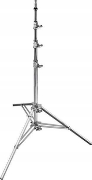 Stativ çeliku për drita Avenger A0040CS Baby Steel Stand 40, lartësi e rregullueshme, argjendtë