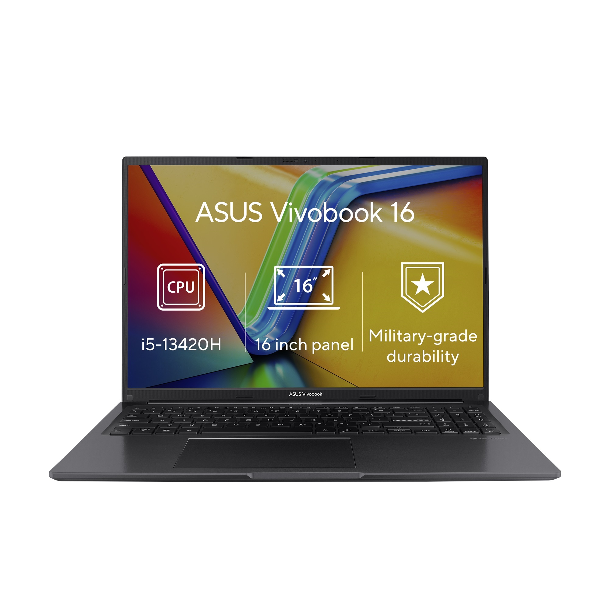 Laptop ASUS Vivobook 16 (X1605VA-MB1266W), 16", Intel Core i5-13420H, 16GB RAM, 1TB SSD, Windows 11 Home, i zi