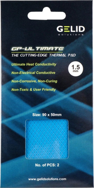Pad termik Gelid Solutions GP-Ultimate, 90x50x1.5mm, paketim 2 copë, blu