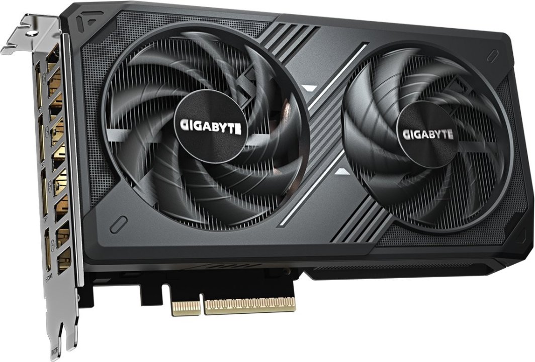 Kartelë grafike Gigabyte GeForce RTX 5060 Windforce, 8GB, GDDR7, DLSS4, e zezë
