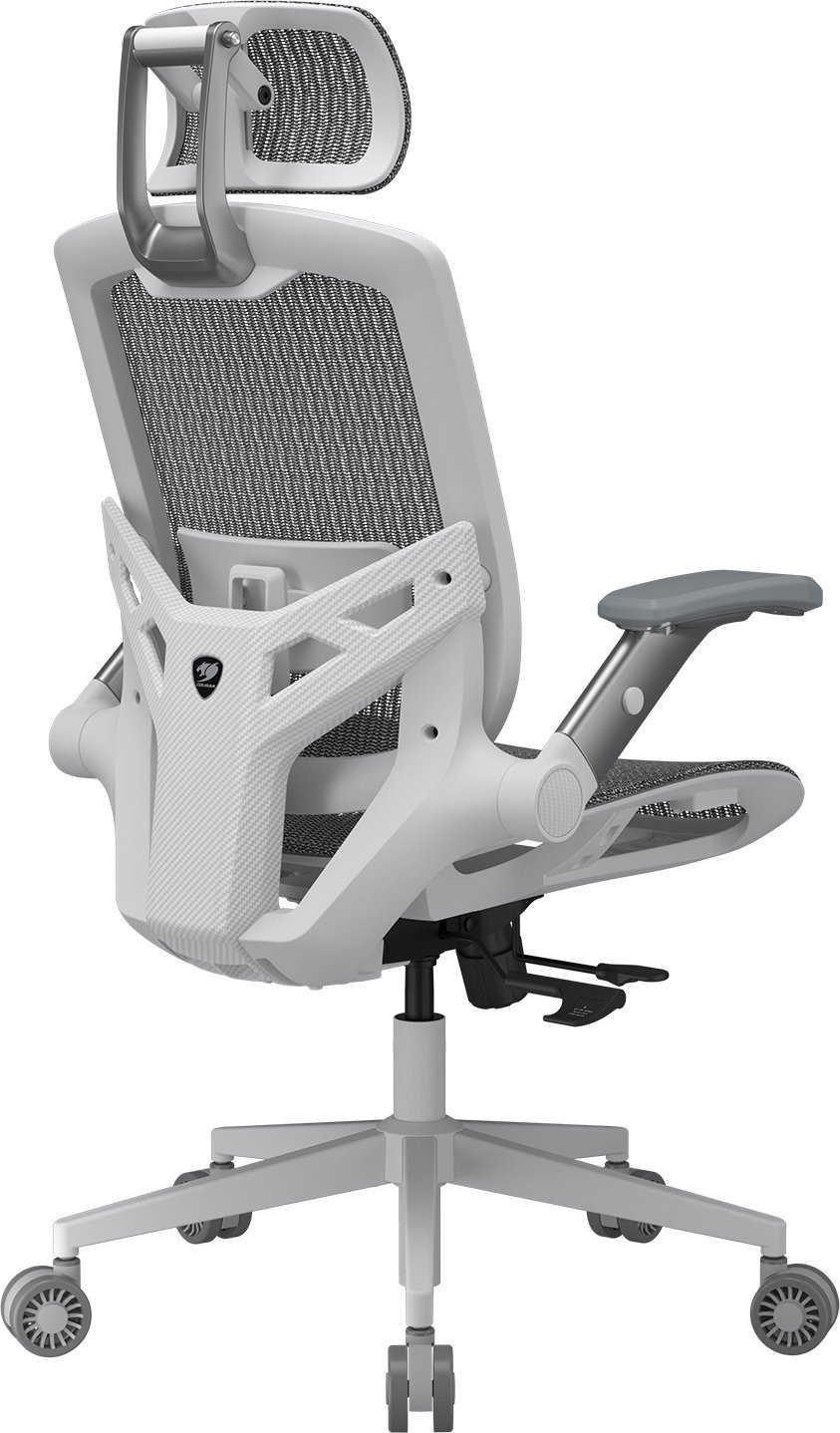 Karrige gaming COUGAR SPEEDER ONE, pëlhurë rrjetë, e bardhë